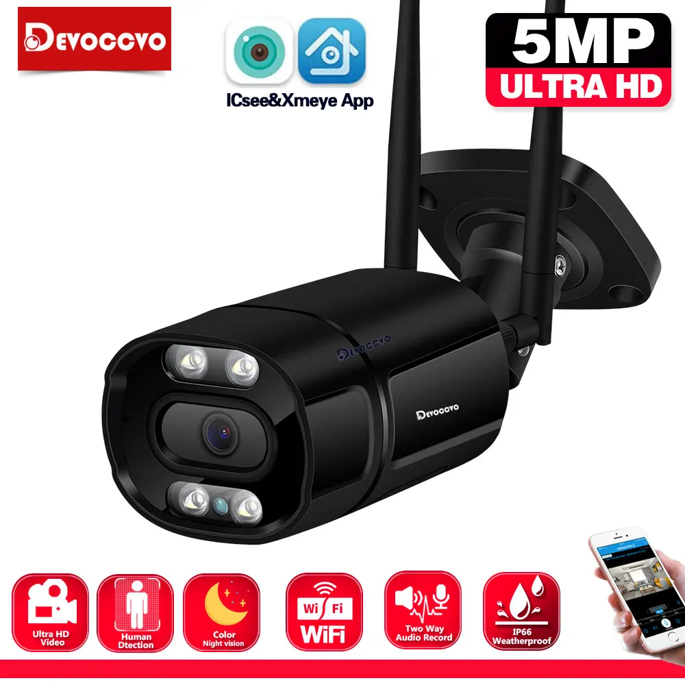 HD 5MP Icsee Wifi IP Camera Outdoor Full Color Night Vision Wireless CCTV Bullet Security Camera Metal 3MP Two Way Audio XMEYE
HD 5MP Icsee Wifi IP Camera Outdoor Full Color Night Vision Wireless CCTV Bullet Security Camera Metal 3MP Two Way Audio XMEYE