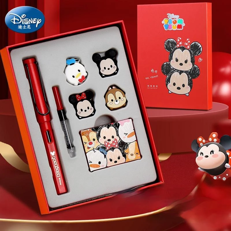 Чернильные ручки Disney, канцелярские принадлежности, школьные канцелярские принадлежности с рисунком аниме Микки, чернильные перья, Искусственное перо с капюшоном
Чернильные ручки Disney, канцелярские принадлежности, школьные канцелярские принадлежности с рисунком аниме Микки, чернильные перья, Искусственное перо с капюшоном