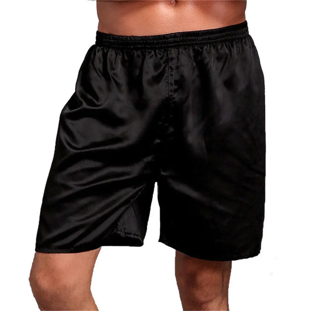 Casual Summer Men Silk Satin Solid Color Soft Pajamas Shorts Pyjamas Sleepwear Home Nightwear Knee Length Pants Sleep Bottoms
Casual Summer Men Silk Satin Solid Color Soft Pajamas Shorts Pyjamas Sleepwear Home Nightwear Knee Length Pants Sleep Bottoms
