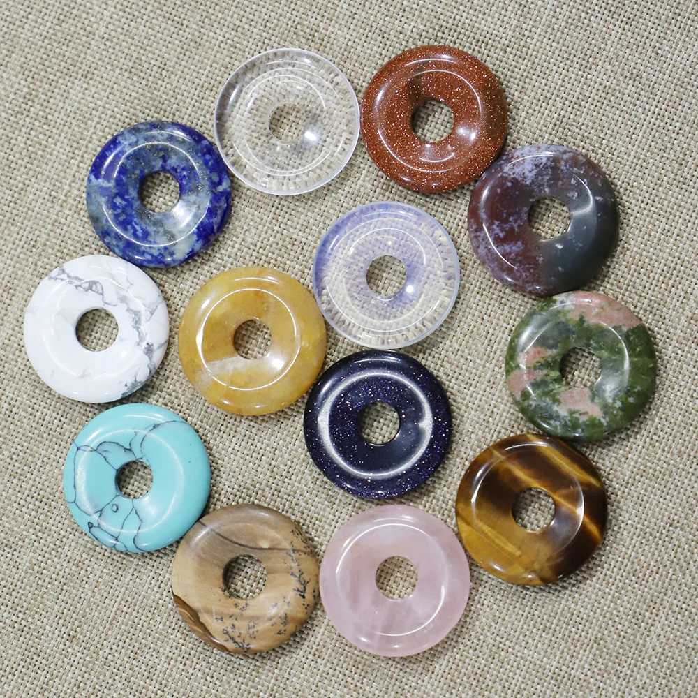 25MM Natural Large Kong Beads Agate Necklaces Tiger Eye Pine Stone And Flat Buckle Pendants DIY Fashion Jewelry Making 9Pcs/ Lot
25MM Natural Large Kong Beads Agate Necklaces Tiger Eye Pine Stone And Flat Buckle Pendants DIY Fashion Jewelry Making 9Pcs/ Lot