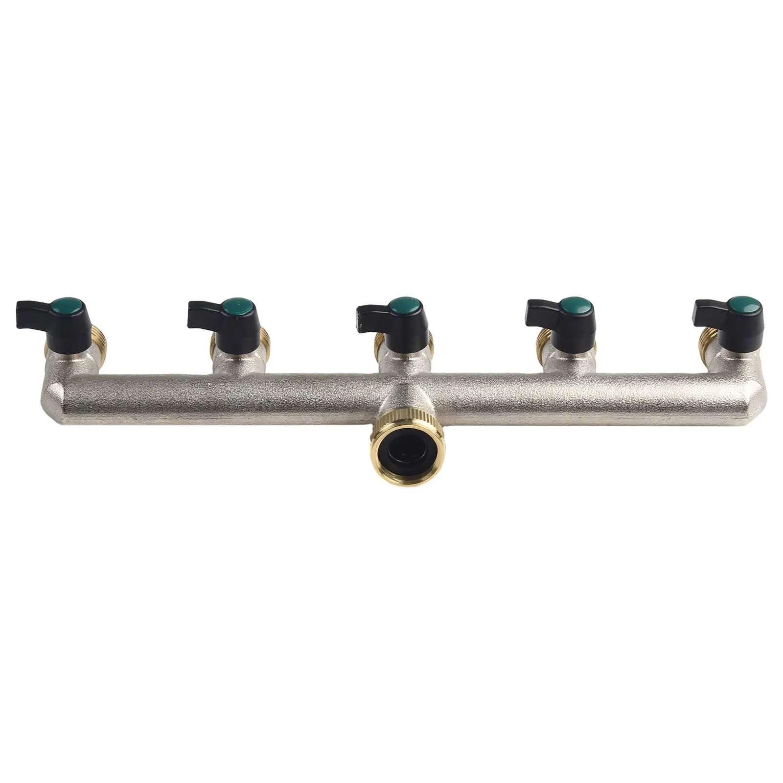 Water Distributor 5-way Distributor None 0 - 10 Bar 0 - 90°C 3/4 Inch 5 Garden Hose Distributor Water Distributor
Water Distributor 5-way Distributor None 0 - 10 Bar 0 - 90°C 3/4 Inch 5 Garden Hose Distributor Water Distributor