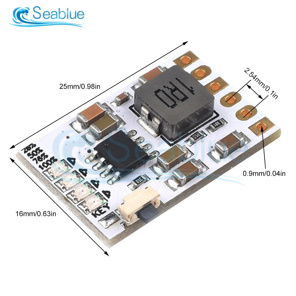 Upgraded 2A 5V Charge Discharge Integrated 4.2V Lithium Battery Boost Mobile Power Protection Diy Electronic PCB Board Module
Upgraded 2A 5V Charge Discharge Integrated 4.2V Lithium Battery Boost Mobile Power Protection Diy Electronic PCB Board Module