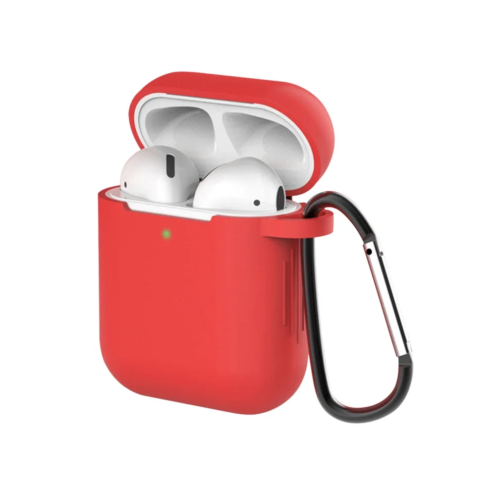 

Bluetooth Wireless Headphones Silicone Case Protective Cover Dustproof Headset for iPhone Airpods 1/2 Earphone Accessories