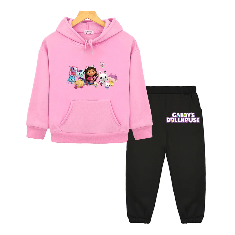 Gabbys Dollhouse Kids Hoodie Sets Casual Anime Boy Girl Boutique Clothes Fleece Sweatshirts Kawaii Pullover Childrens 2pcs Suit
Gabbys Dollhouse Kids Hoodie Sets Casual Anime Boy Girl Boutique Clothes Fleece Sweatshirts Kawaii Pullover Childrens 2pcs Suit