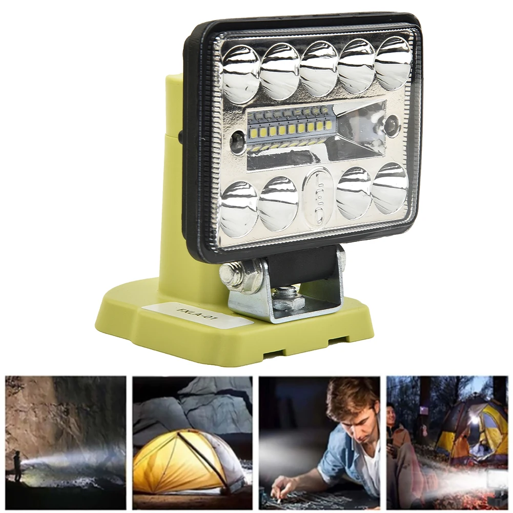 Indoor Work Work Light LED 1 Pc 15-30W Durable Fittings Parts Wide Lighting Range For Ryobi Lithium Battery 18V
Indoor Work Work Light LED 1 Pc 15-30W Durable Fittings Parts Wide Lighting Range For Ryobi Lithium Battery 18V