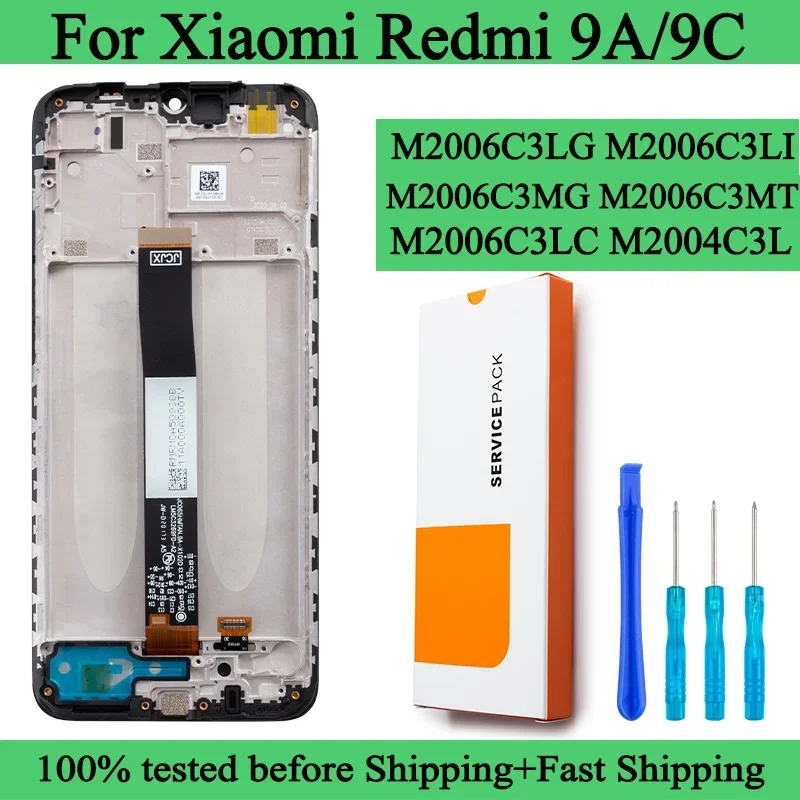 ЖК-дисплей премиум класса M2006C3LG M2006C3LI M2006C3MT для Xiaomi Redmi 9A 9C, дисплей с сенсорным экраном и дигитайзером в сборе для Redmi 9A 9C
ЖК-дисплей премиум класса M2006C3LG M2006C3LI M2006C3MT для Xiaomi Redmi 9A 9C, дисплей с сенсорным экраном и дигитайзером в сборе для Redmi 9A 9C