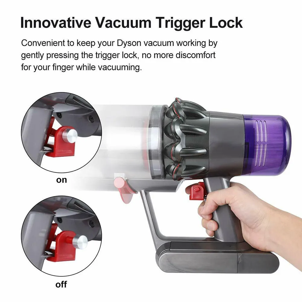 Button Trigger Lock Accessories Assembly Attachment Cordless For Dyson V6 V7 V8 V11 V10 Replacement High Quality
Button Trigger Lock Accessories Assembly Attachment Cordless For Dyson V6 V7 V8 V11 V10 Replacement High Quality