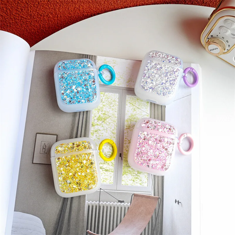 Glitter Case for AirPods Pro2 Airpod Pro 1 2 3 Bluetooth Earbuds Charging Box Protective Earphone Case Cover
Glitter Case for AirPods Pro2 Airpod Pro 1 2 3 Bluetooth Earbuds Charging Box Protective Earphone Case Cover