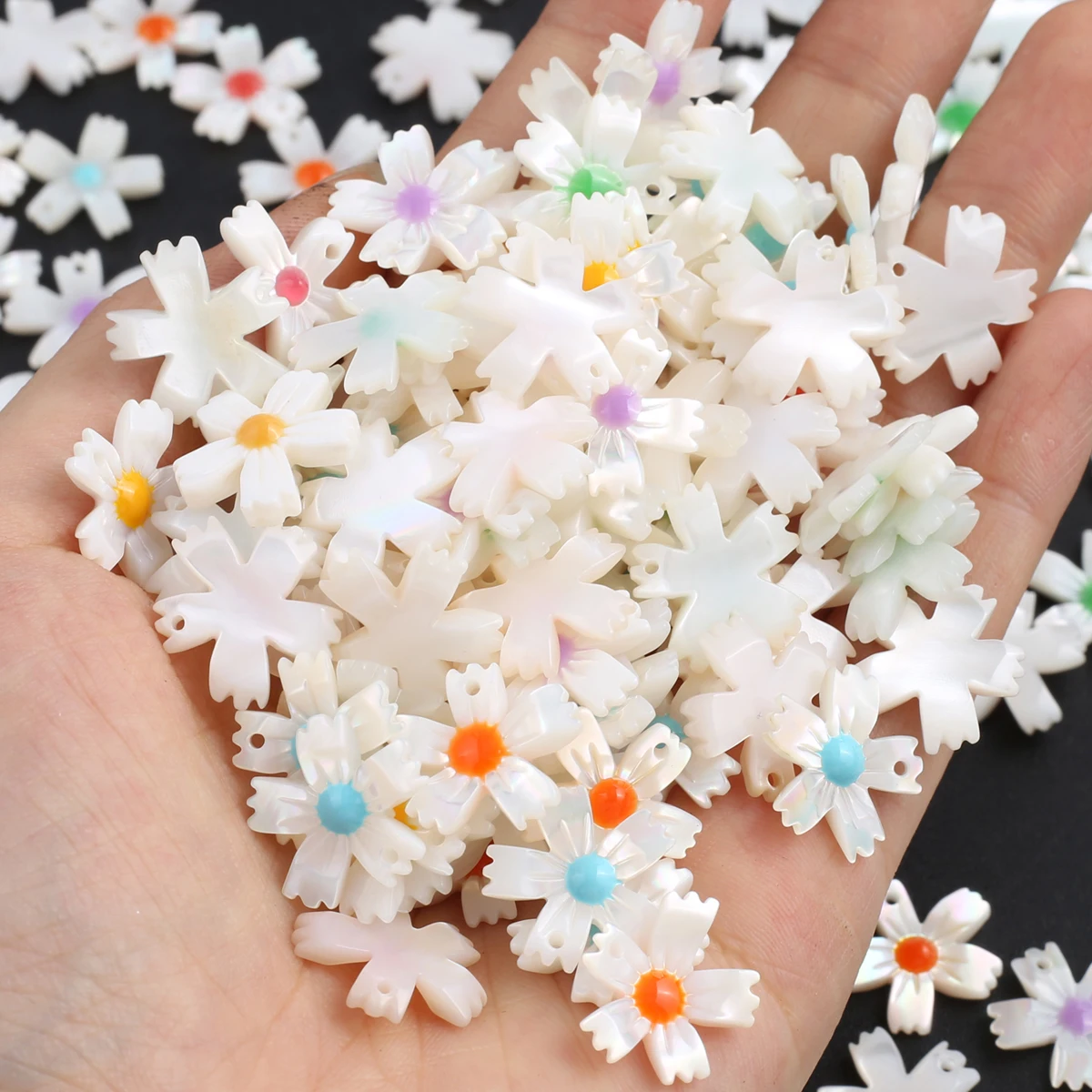 12mm Natural Colored Mother of Pearl Mop Shell Bead Flower Shape Shell Loose Bead for Jewelry Making DIY Bracelet Necklace 10pcs
12mm Natural Colored Mother of Pearl Mop Shell Bead Flower Shape Shell Loose Bead for Jewelry Making DIY Bracelet Necklace 10pcs