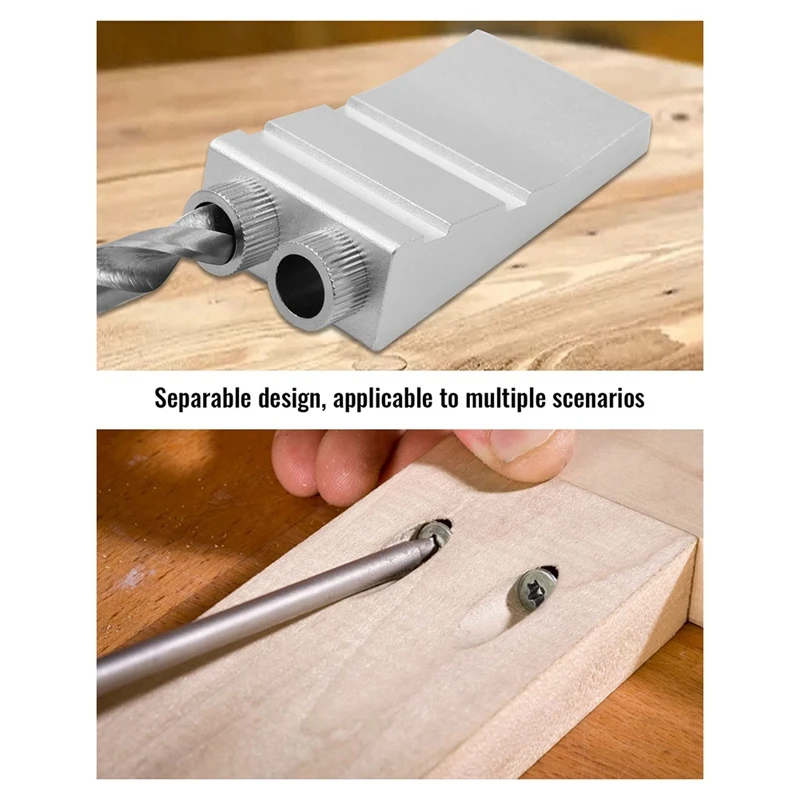 Pocket Hole Jig Kit Pocket Hole Jig With Clip For Woodworking, Hardened Steel Pocket Screw Jig For Hardwoods Softwoods
Pocket Hole Jig Kit Pocket Hole Jig With Clip For Woodworking, Hardened Steel Pocket Screw Jig For Hardwoods Softwoods