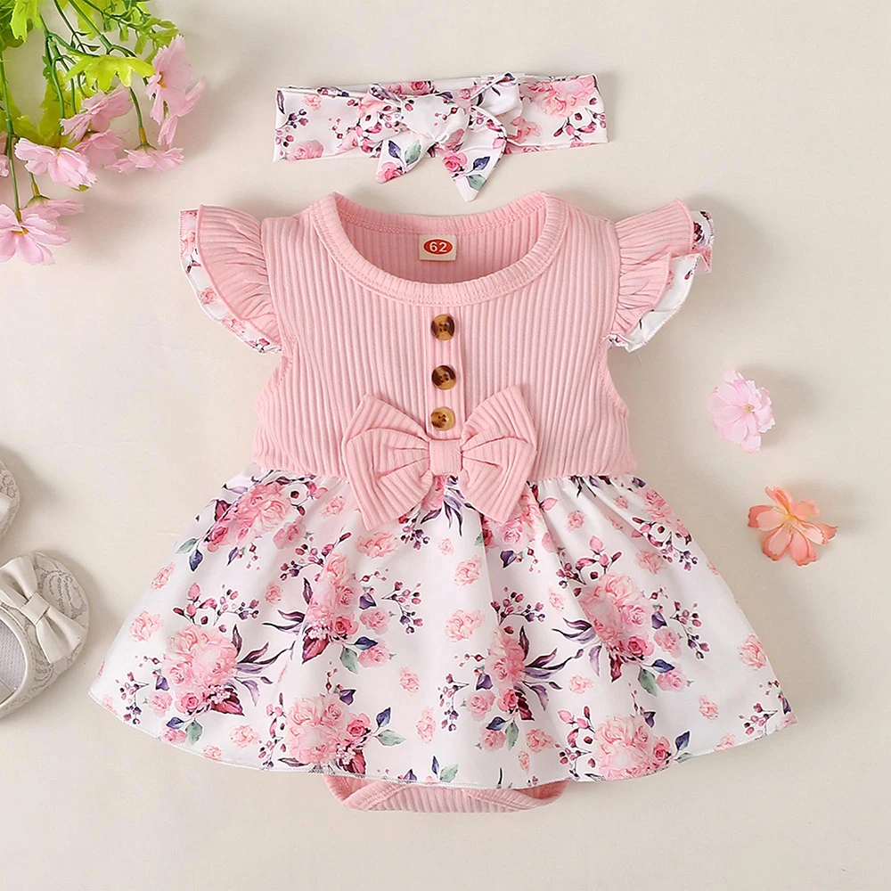 3-24M Romper Dress for Baby Girls 2 Piece Set 2024 Summer Children Short Sleeved Newborn Infant Outfit Cute Princess Dress
3-24M Romper Dress for Baby Girls 2 Piece Set 2024 Summer Children Short Sleeved Newborn Infant Outfit Cute Princess Dress