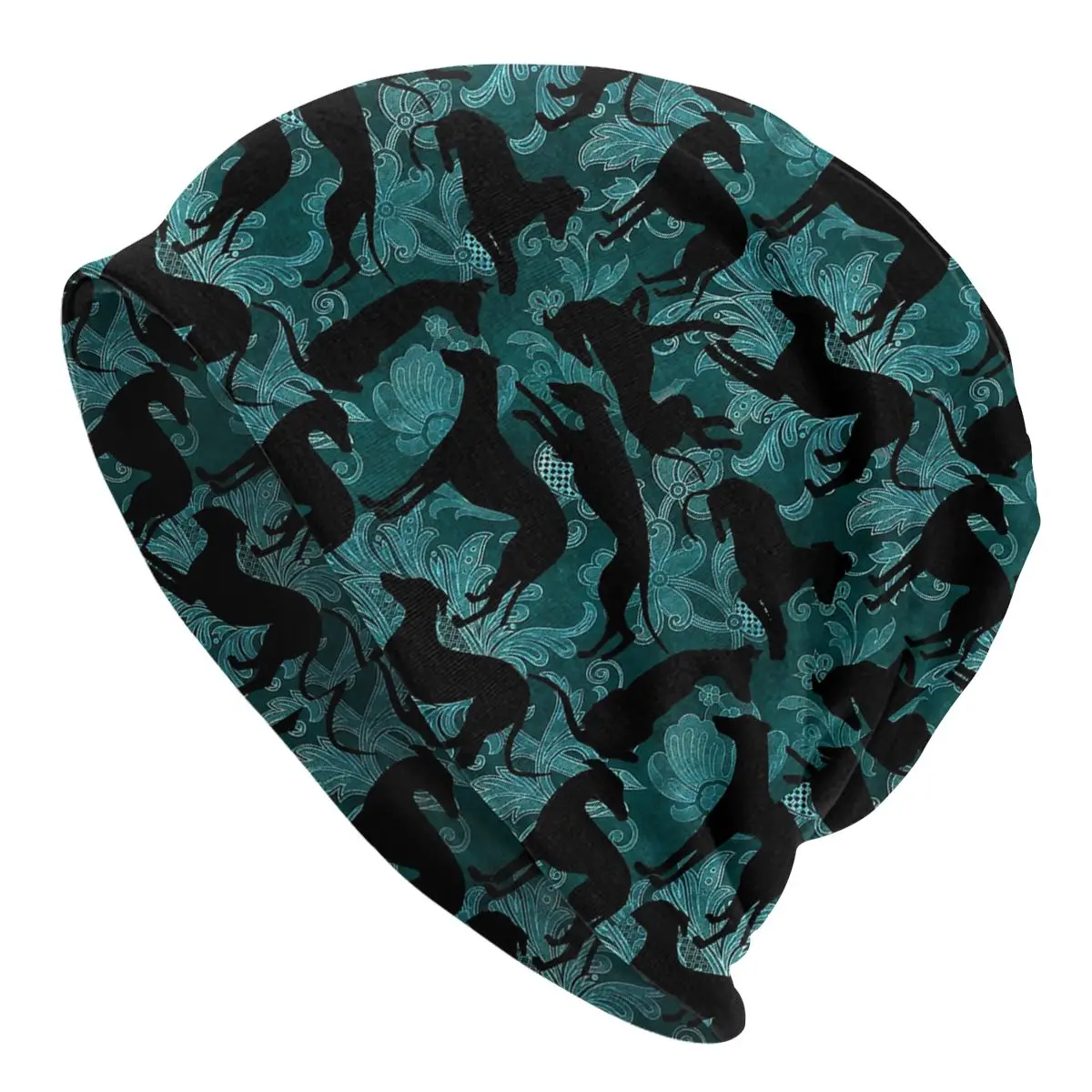 Cyan Damask Silhouetted Geryhound Greyhounds Dog Unisex Bonnet Thin Cycling Skullies Beanies For Men Women
Cyan Damask Silhouetted Geryhound Greyhounds Dog Unisex Bonnet Thin Cycling Skullies Beanies For Men Women