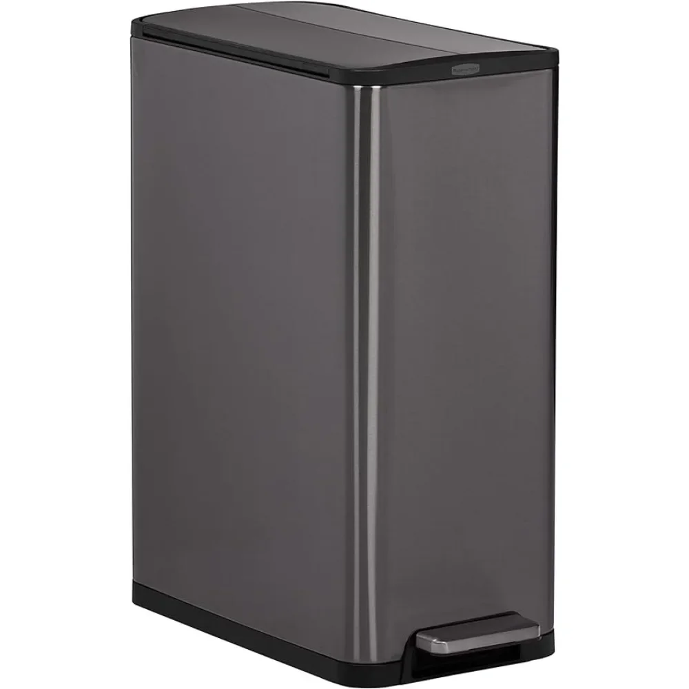 Stainless Steel Slim Step-On Trash Can 11.8-Gallon Bin Charcoal Fingerprint-Resistant Soft Close Lid Household Freight free
Stainless Steel Slim Step-On Trash Can 11.8-Gallon Bin Charcoal Fingerprint-Resistant Soft Close Lid Household Freight free