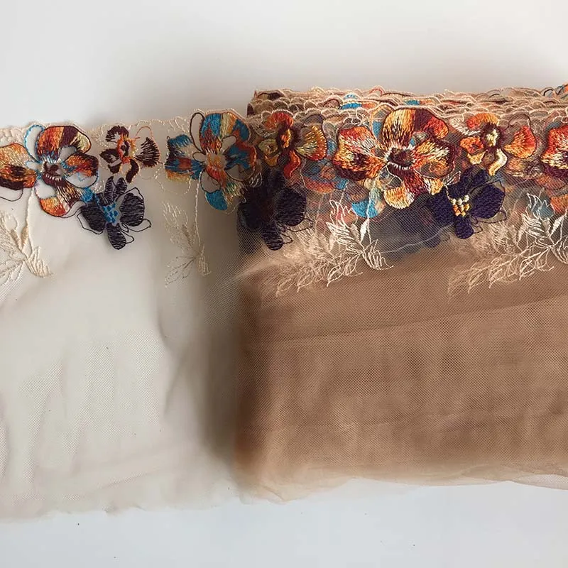 20 ярдов, цветная кружевная отделка Emebroidery, аксессуары для одежды «сделай сам», Цветочная сетчатая кружевная ткань для нижнего белья, швейные поделки
20 ярдов, цветная кружевная отделка Emebroidery, аксессуары для одежды «сделай сам», Цветочная сетчатая кружевная ткань для нижнего белья, швейные поделки