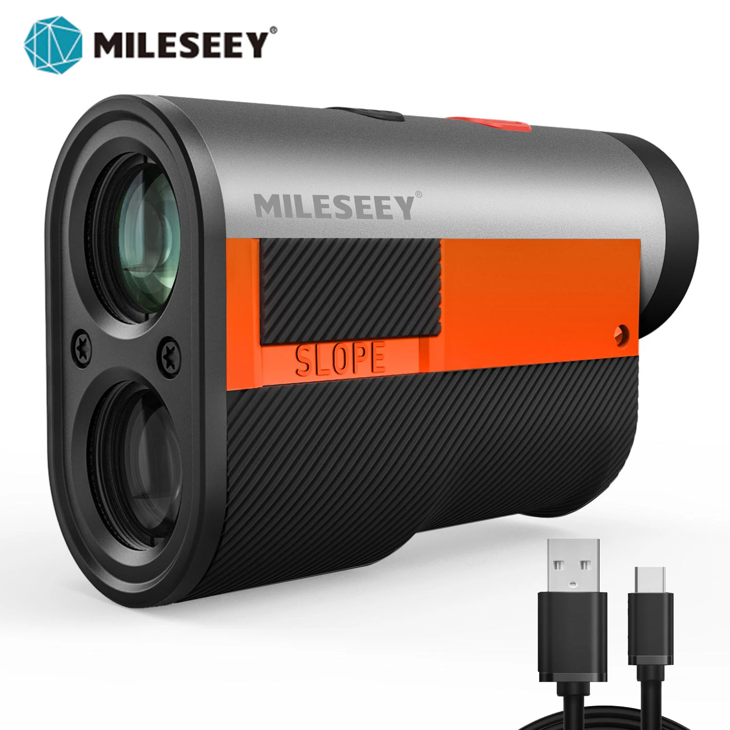 

MILESEEY Golf Laser Rangefinder GPF12 600M Range Finder, Flag Locking Rang over 400Yd, Flag Lock with Vibration, Slope Switch