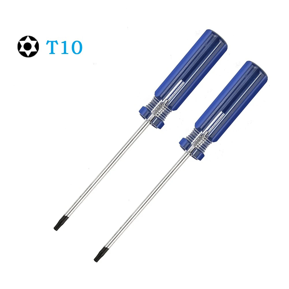 

2pcs T8 T9 T10 Precision Magnetic Screwdriver With Hole Trox Screw Driver For Xbox 360 Controllers Repairing Hardware Tool