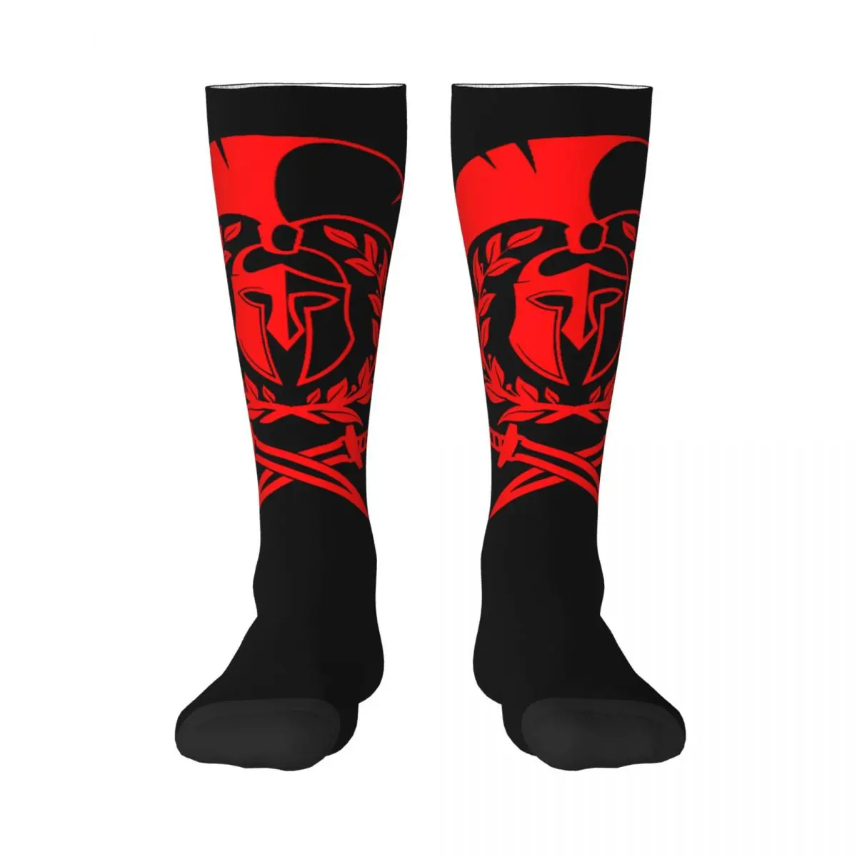 

Adult Stockings Spartan Sparta Warrior Helmet 4 High elasticity Funny Novelty Graphic INS style Compression Socks