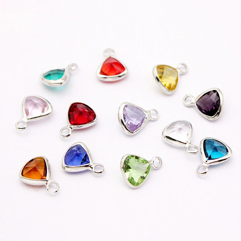 Triangle Birthday Crystal Pendants Galss DIY Accessories Necklace Bracelet Earrings Pendant For Jewelry Making 12 Colors
Triangle Birthday Crystal Pendants Galss DIY Accessories Necklace Bracelet Earrings Pendant For Jewelry Making 12 Colors