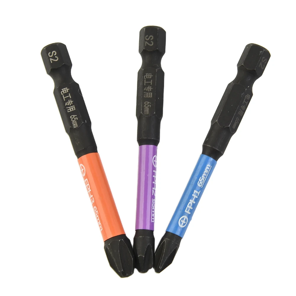 Cross Screwdriver Bit 65mm Hand Tools Magnetic PH1 PH2 Rust Proof Socket Switch Special Slotted 3pcs Accessories
Cross Screwdriver Bit 65mm Hand Tools Magnetic PH1 PH2 Rust Proof Socket Switch Special Slotted 3pcs Accessories