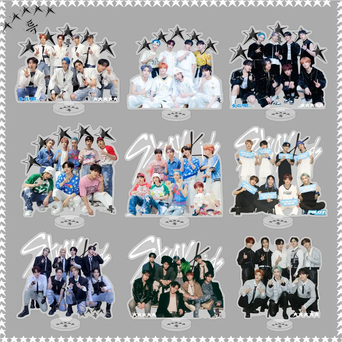 15 см KPOP Straykids альбом 5 звезд Группа фото стенд прозрачная акриловая настольная декорация Felix HyunJin Поклонники подарки
15 см KPOP Straykids альбом 5 звезд Группа фото стенд прозрачная акриловая настольная декорация Felix HyunJin Поклонники подарки
