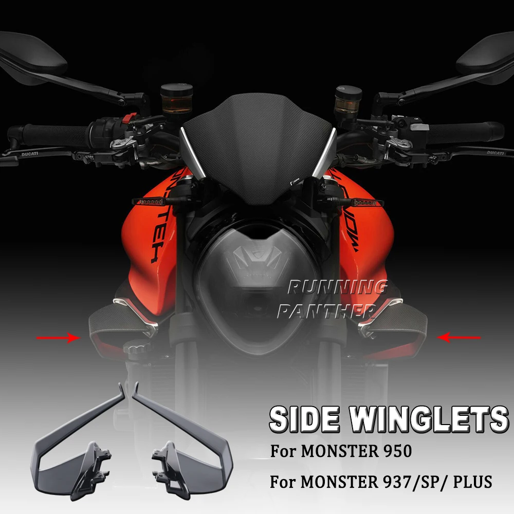 Мотоцикл Monster937 Monster950 спойлер крыло аэродинамическая боковая крыла для DUCATI Monster 937 SP Plus MONSTER 950 2021 2022
Мотоцикл Monster937 Monster950 спойлер крыло аэродинамическая боковая крыла для DUCATI Monster 937 SP Plus MONSTER 950 2021 2022