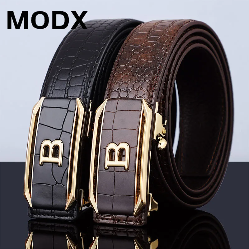 MODX Quality Cowhide Leather Mens Belt Luxury Brand Designer Waist Band Suit Jeans Formal Wear Famous Brand Waist Seal Belts
MODX Quality Cowhide Leather Mens Belt Luxury Brand Designer Waist Band Suit Jeans Formal Wear Famous Brand Waist Seal Belts