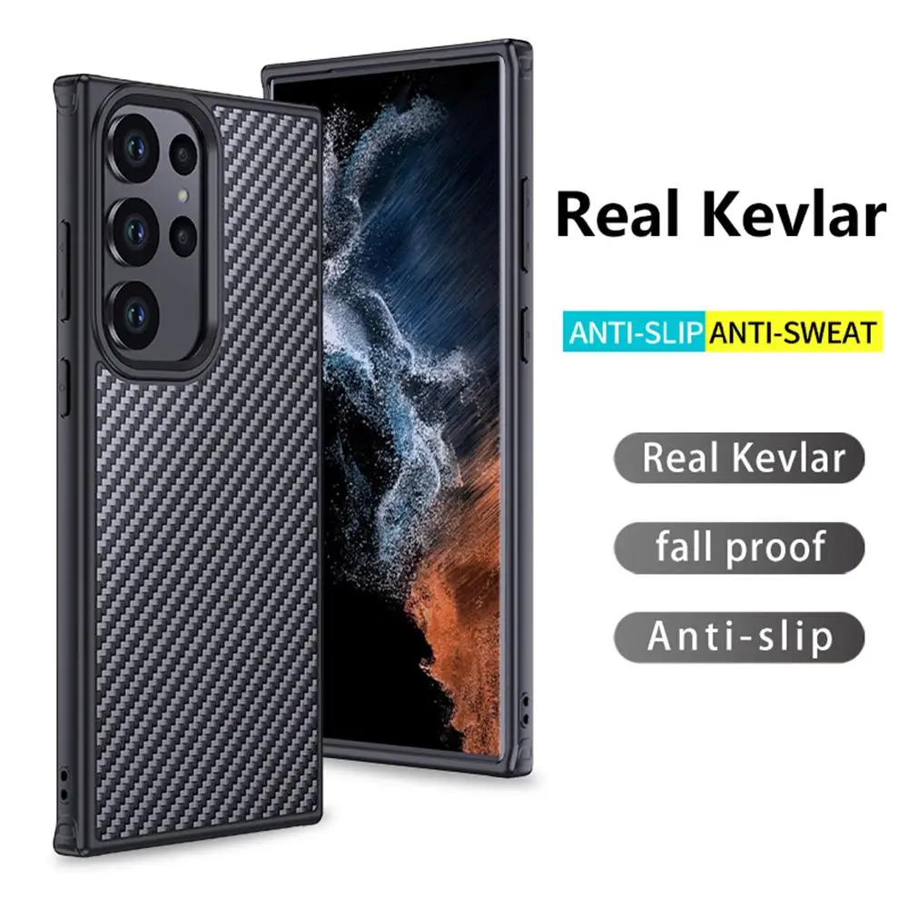 For Samsung Galaxy S23 Ultra Phone Case Real Carbon Fiber Matte Soft TPU Frame Magnetic Wireless Charging Shockproof Hard Cover
For Samsung Galaxy S23 Ultra Phone Case Real Carbon Fiber Matte Soft TPU Frame Magnetic Wireless Charging Shockproof Hard Cover