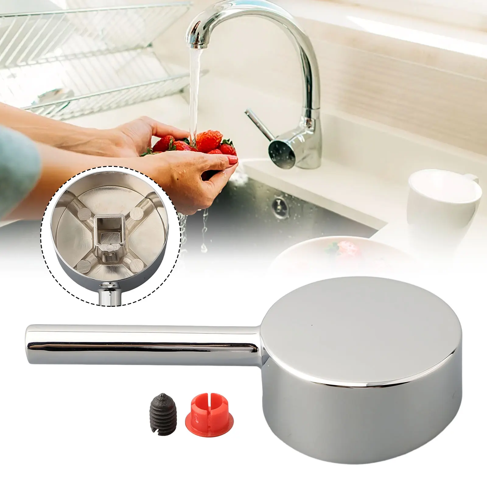 Water Tap Handle Faucet Handle Bath And Shower Faucets Chrome Plated Dish Basin For Bathroom Toilet For Kitchen Bathroom
Water Tap Handle Faucet Handle Bath And Shower Faucets Chrome Plated Dish Basin For Bathroom Toilet For Kitchen Bathroom