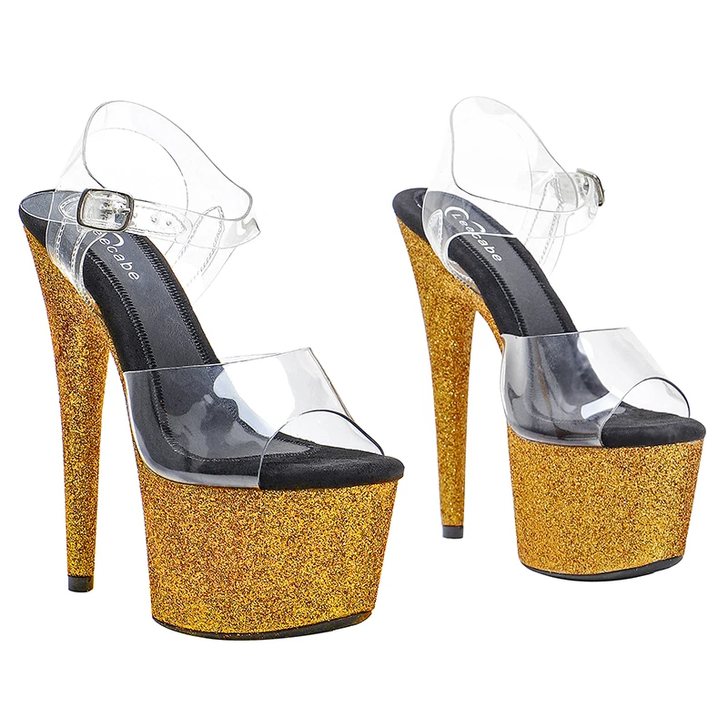 Leecabe New Pretty Glitter heels Women's Platform Sandals Pole Dancing Shoes 17cm/7Inch High Heels Shoes party pole dance shoe
Leecabe New Pretty Glitter heels Women's Platform Sandals Pole Dancing Shoes 17cm/7Inch High Heels Shoes party pole dance shoe