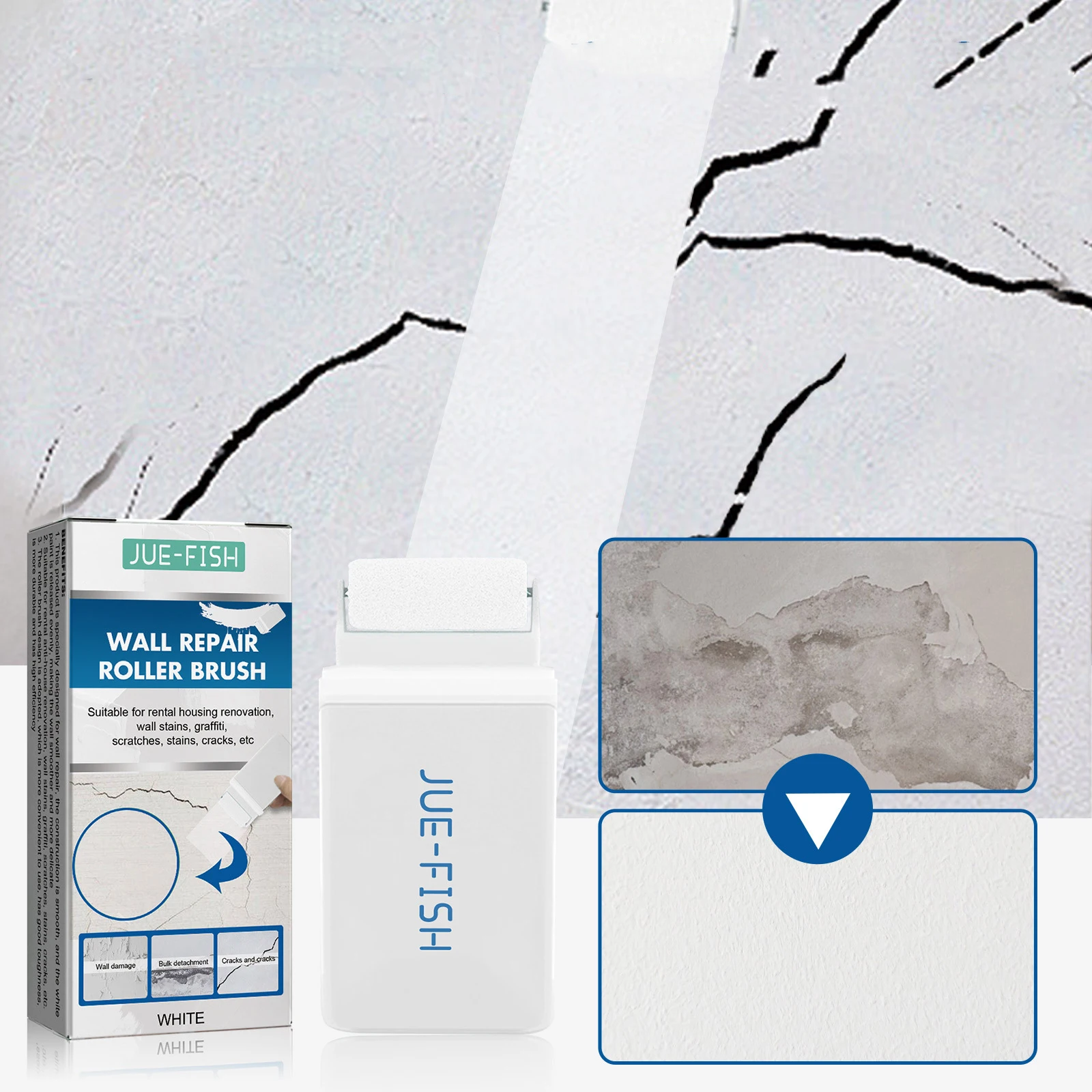 Wall Repair Rolling Brush Small Roller Paste Graffiti Cover Paint Tool Wall Renovation Paint Mending Agent Wall Repairing Brush
Wall Repair Rolling Brush Small Roller Paste Graffiti Cover Paint Tool Wall Renovation Paint Mending Agent Wall Repairing Brush