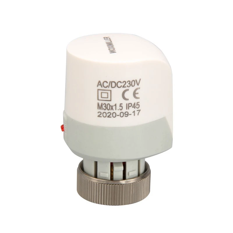 M30*1.5 230V Normally Closed Thermal Electric Actuator for Manifold Floor Underflooring Heating NC Servo Valve System 220V
M30*1.5 230V Normally Closed Thermal Electric Actuator for Manifold Floor Underflooring Heating NC Servo Valve System 220V