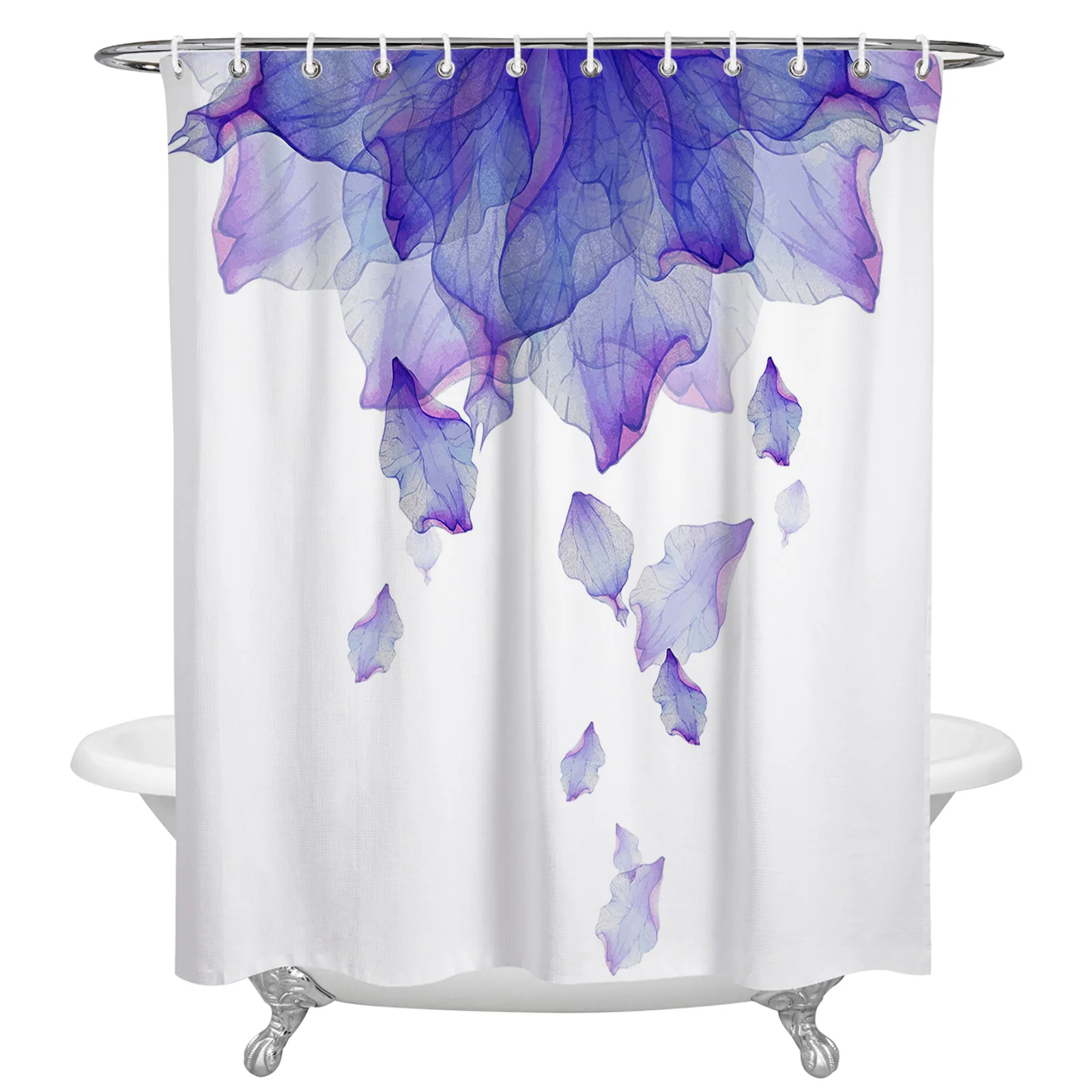 Gradient Flower Purple Shower Curtains Waterproof Bath Curtains Home Decor Modern Luxury Bathroom Curtain
Gradient Flower Purple Shower Curtains Waterproof Bath Curtains Home Decor Modern Luxury Bathroom Curtain