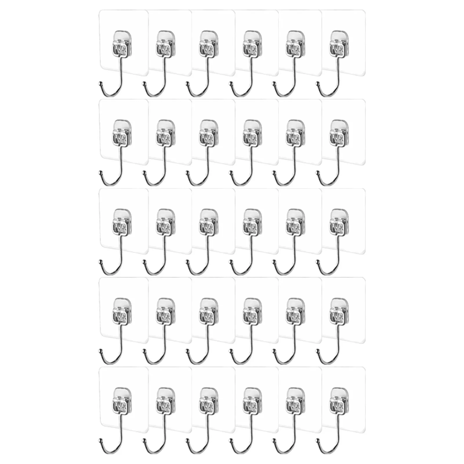 30pcs Wall Hooks For Hanging Heavy Duty Self Adhesive Hooks No Nails Up To 40 Lbs 7x7cm 180° Adjustable Ceiling Hooks
30pcs Wall Hooks For Hanging Heavy Duty Self Adhesive Hooks No Nails Up To 40 Lbs 7x7cm 180° Adjustable Ceiling Hooks