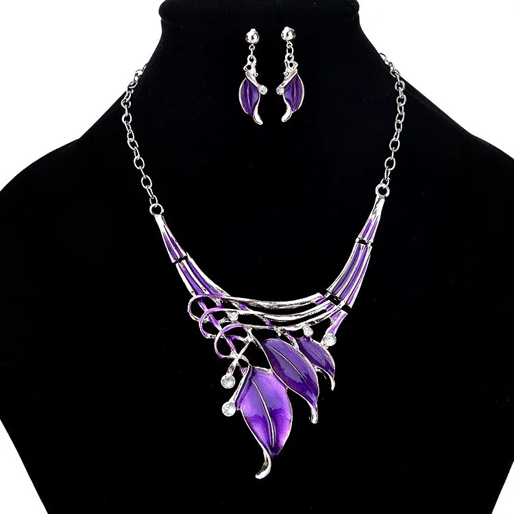 Green Purple Black Leaf Necklace Earring Sets Enamel Cocktail Statement Crystal Jewelry Set Fashion Green Leaves Nickel Free 2 Mallzona Sf6b9331dccf04f5dbdd00fc7ddae9ad2s Green Purple Black Leaf Necklace Earring Sets Enamel Cocktail Statement Crystal Jewelry Set Fashion Green Leaves Nickel Free Mallzona