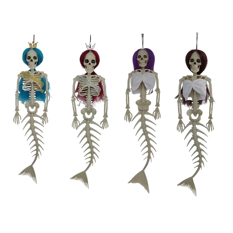 Mermaid Skeleton W Colored Hair Halloween Decorations 4Pack-16.94In Long Graveyard Haunted House Or Cemetery Party Decor
Mermaid Skeleton W Colored Hair Halloween Decorations 4Pack-16.94In Long Graveyard Haunted House Or Cemetery Party Decor