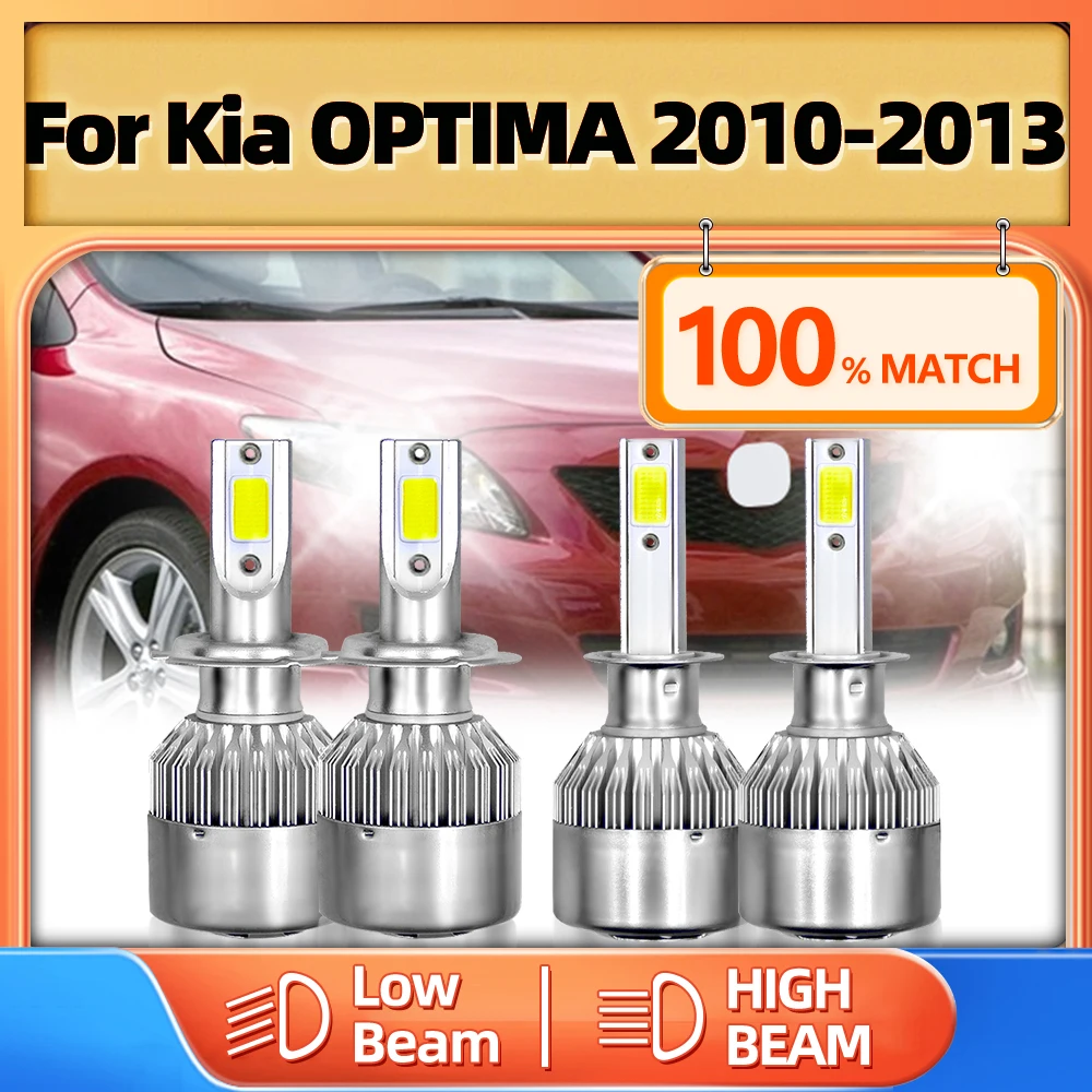 

H1 H7 Canbus LED Headlights 240W 40000LM Car Headlamps Bulbs 6000K White Turbo Lamp 12V For Kia OPTIMA 2010 2011 2012 2013