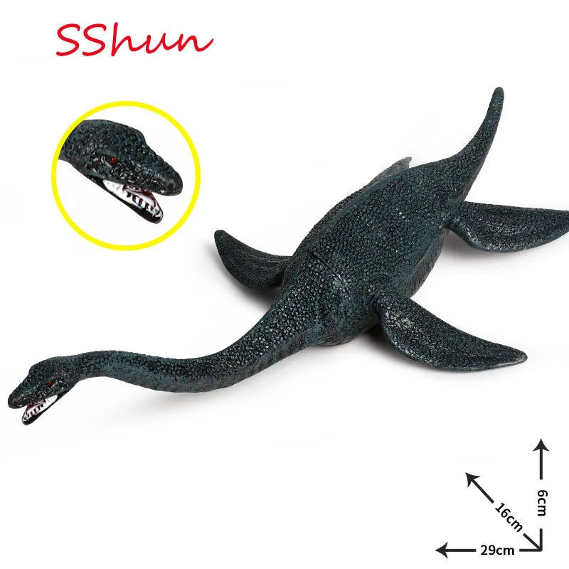 

29*16*6CM Simulation marine life model seabed hollow plesiosaur model children toy ornaments