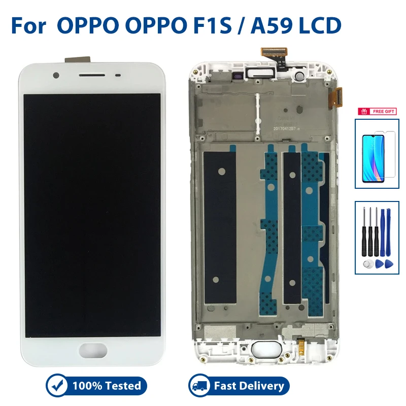 100% протестированный новый для OPPO F1s ЖК-экран сенсорный дигитайзер сборка Замена для 5,5 дюймов OPPO A59 A1601 с рамкой
100% протестированный новый для OPPO F1s ЖК-экран сенсорный дигитайзер сборка Замена для 5,5 дюймов OPPO A59 A1601 с рамкой