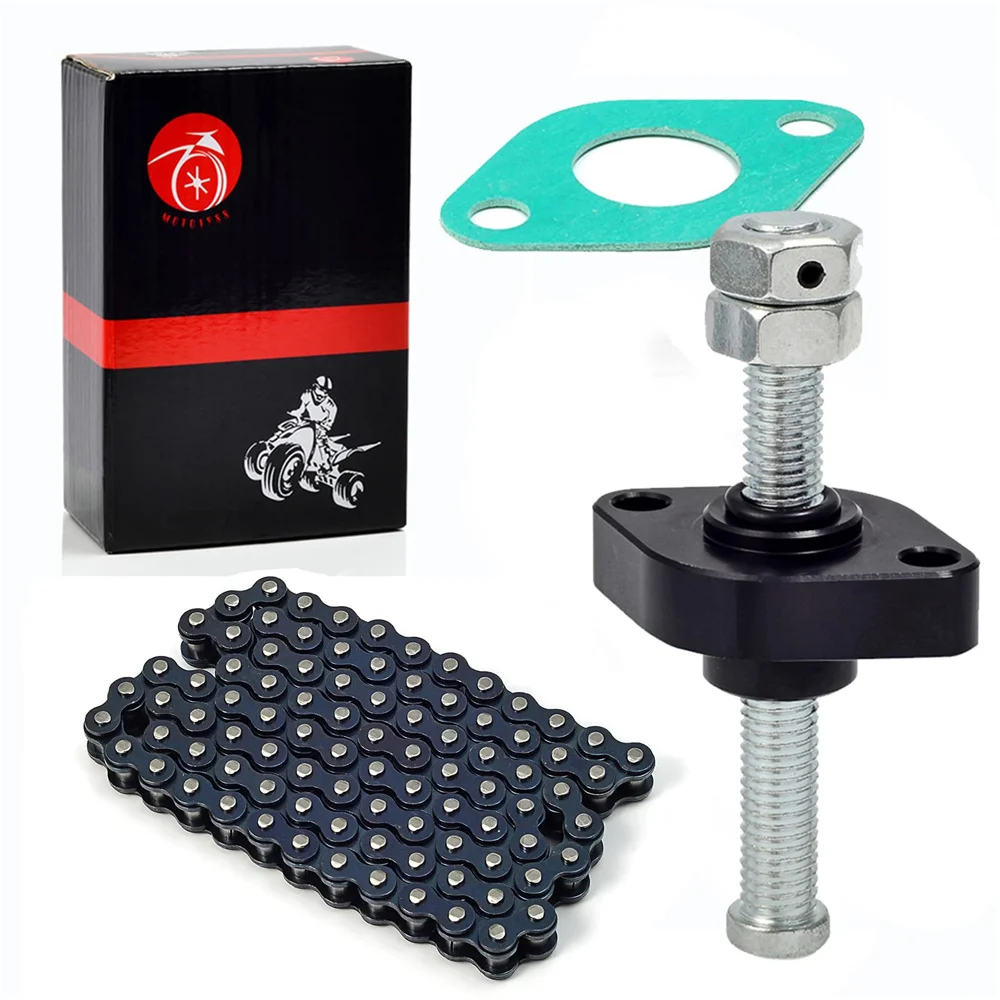 Cam Timing Chain 90L & CNC Manual Tensioner For Yamaha Warrior 350 Raptor 350 Wolverine 350 Big Bear 350 Moto-4 350 1987-2013
Cam Timing Chain 90L & CNC Manual Tensioner For Yamaha Warrior 350 Raptor 350 Wolverine 350 Big Bear 350 Moto-4 350 1987-2013