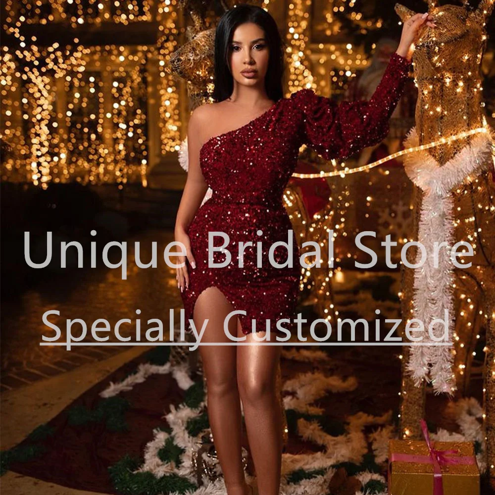 Sequin Short Homecoming Gown Off The Shoulder Long Sleeve Sexy Luxury Wrap Hip Dress Party Dresses Importan Occasion Gwons
Sequin Short Homecoming Gown Off The Shoulder Long Sleeve Sexy Luxury Wrap Hip Dress Party Dresses Importan Occasion Gwons