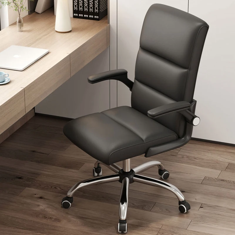 Armrest Leather Back Support Office Chair Modern Handle Adjustable Schoolboy Swivel Chair Lounge Work Sillas Gamers Furniture
Armrest Leather Back Support Office Chair Modern Handle Adjustable Schoolboy Swivel Chair Lounge Work Sillas Gamers Furniture