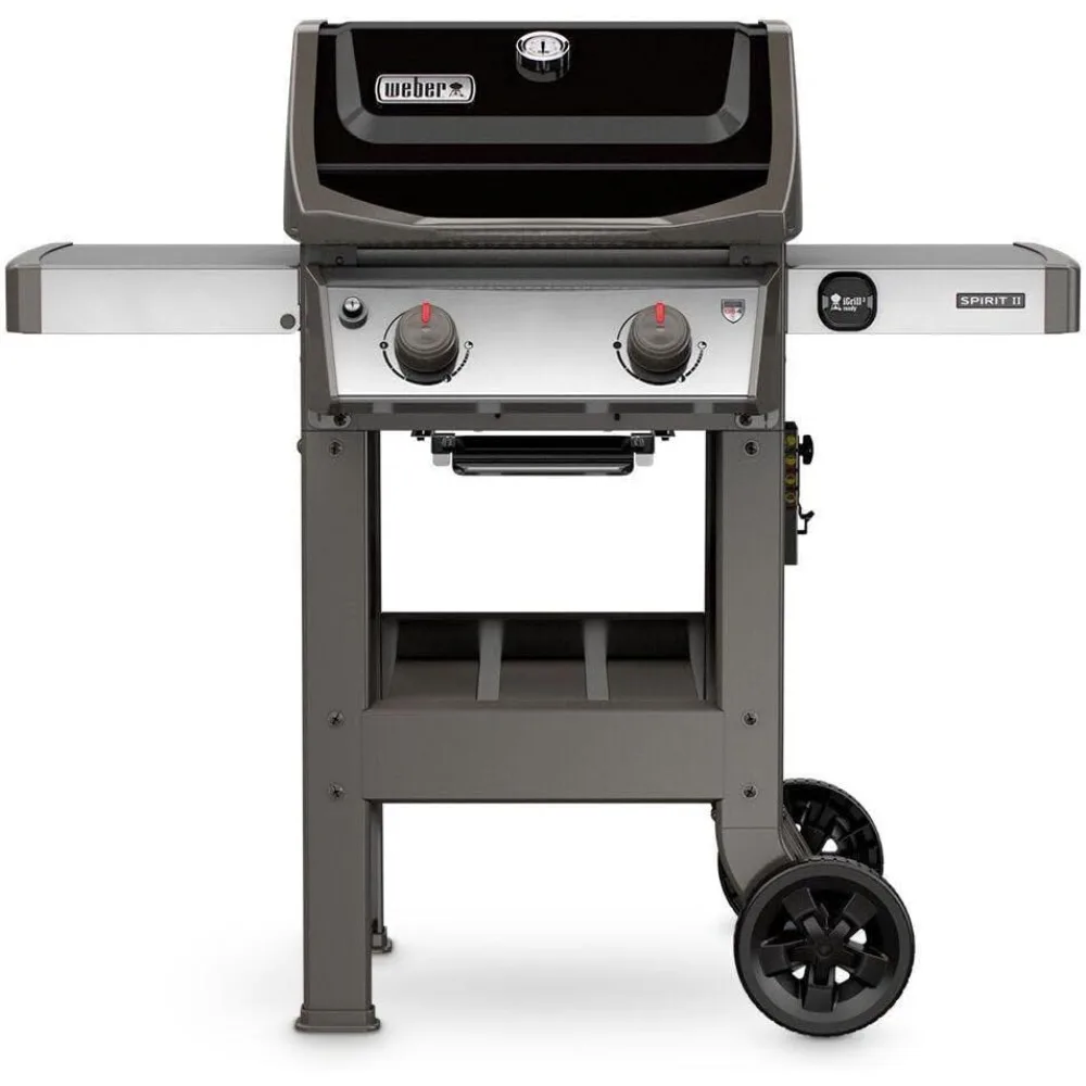 

Weber Spirit II E-210 2-Burner Liquid Propane Grill, 48 x 26 x 57 inches, Black