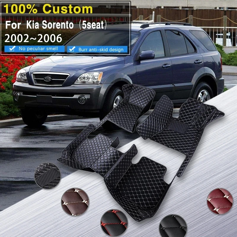 Автомобильные коврики для Kia Naza Sorento BL 2002 ~ 2006, коврики для автомобиля, коврики с защитой от грязи, водонепроницаемые коврики, автомобильные аксессуары
Автомобильные коврики для Kia Naza Sorento BL 2002 ~ 2006, коврики для автомобиля, коврики с защитой от грязи, водонепроницаемые коврики, автомобильные аксессуары