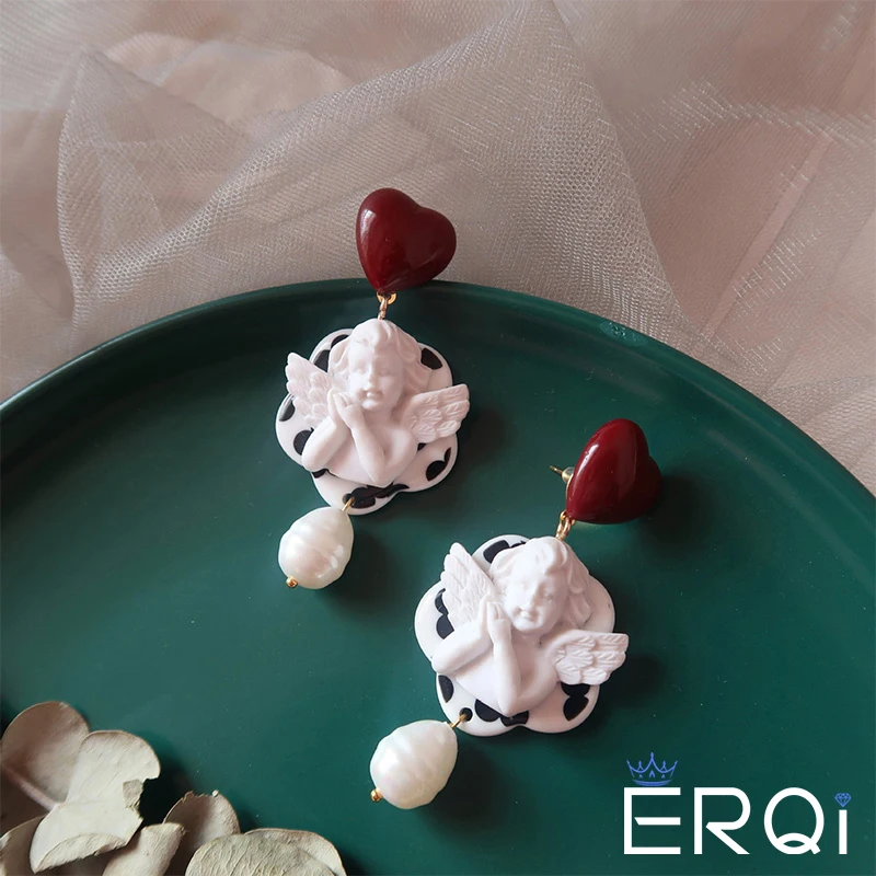 2024 New Flower Cherub Earrings New Gothic Style Men's And Women's Jewelry Party Gift
2024 New Flower Cherub Earrings New Gothic Style Men's And Women's Jewelry Party Gift