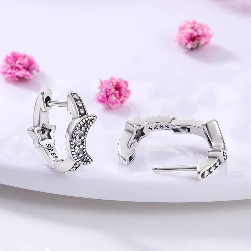New 925 Silver Hot Moments Charms Hoop Earrings for Women Trendy Big Circle Fashion Silver Earrings Jewelry Making 2 Mallzona Sf6c3af295a964d83aa57a2362bd4a805d New 925 Silver Hot Moments Charms Hoop Earrings for Women Trendy Big Circle Fashion Silver Earrings Jewelry Making Mallzona