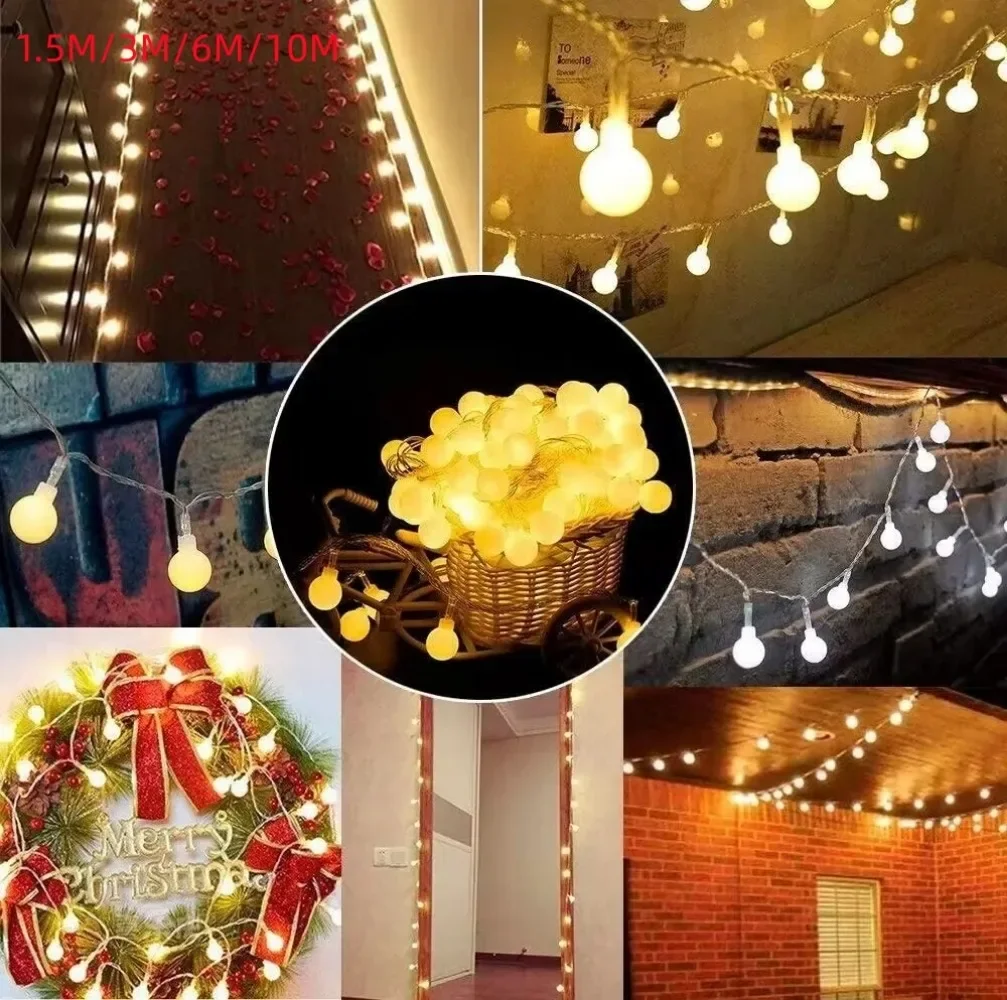 3m/6m/10m Led Fairy Lights USB/Battery Power Garland Christmas/New Year Festoon LED Lights String For Home Decoration
3m/6m/10m Led Fairy Lights USB/Battery Power Garland Christmas/New Year Festoon LED Lights String For Home Decoration