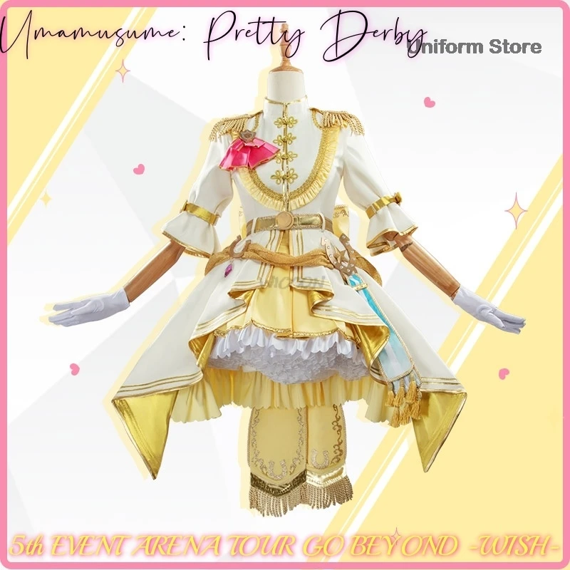 

Anime Game Umamusume Pretty Derby 5th EVENT ARENA TOUR GO BEYOND WISH Cosplay Costume Uniform Cosplay Stage Costume Halloween