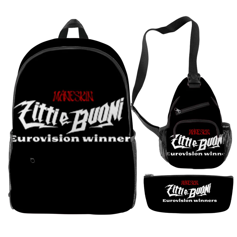 Classic Novelty Funny Maneskin 3D Print 3pcs/Set pupil School Bags Travel Laptop Backpack Chest Bag Pencil Case
Classic Novelty Funny Maneskin 3D Print 3pcs/Set pupil School Bags Travel Laptop Backpack Chest Bag Pencil Case