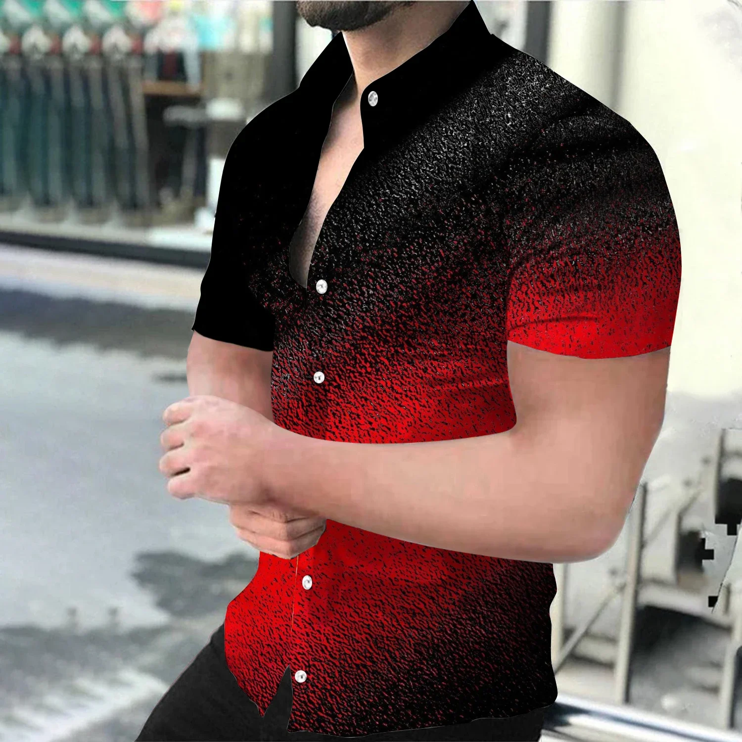 High Quality Men's Clothing 2023 New Men's Casual Shirts Digital Printing Chemise Streetwear Cardigan Short Sleeve Dress Shirt
High Quality Men's Clothing 2023 New Men's Casual Shirts Digital Printing Chemise Streetwear Cardigan Short Sleeve Dress Shirt