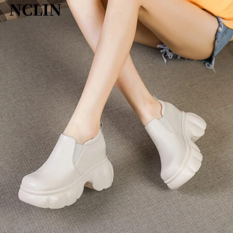 Spring/Summer Women Shoes Chunky Heel Round Toe Platform Shoes Women Genuine Leather Shoes High Heel Sneakers Zapatos De Mujer
Spring/Summer Women Shoes Chunky Heel Round Toe Platform Shoes Women Genuine Leather Shoes High Heel Sneakers Zapatos De Mujer